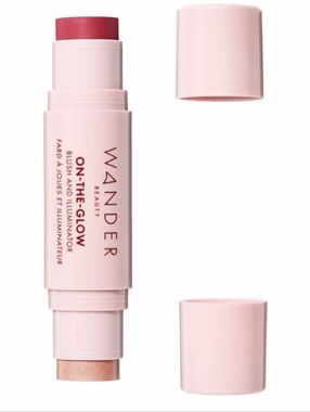Wander Beauty "On-The-Glow" Dual-Ended Blush & Illuminator — Strawberry Fields